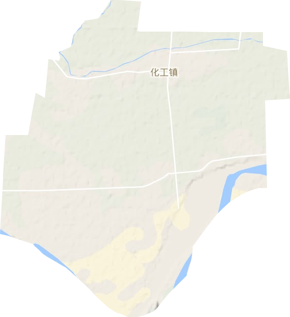 化工鎮地形圖