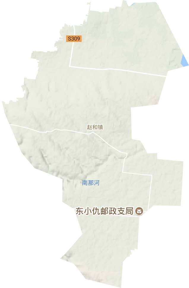 趙和鎮地形圖