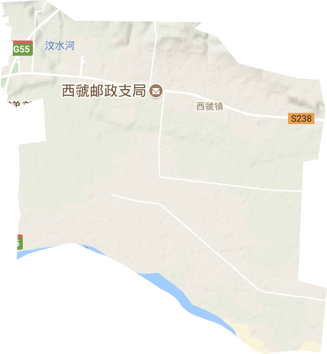 西虢鎮地形圖