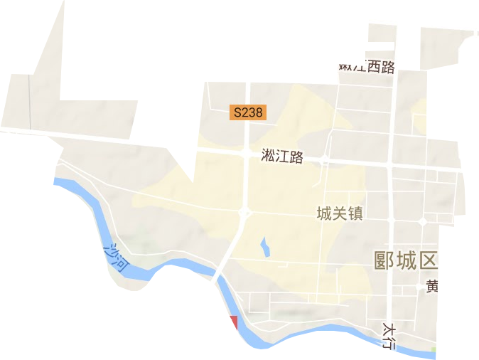 城關鎮地形圖