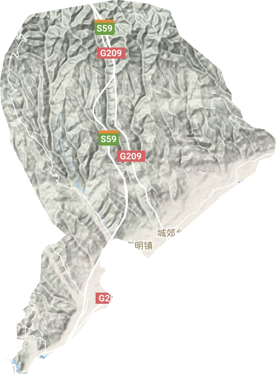東明鎮地形圖