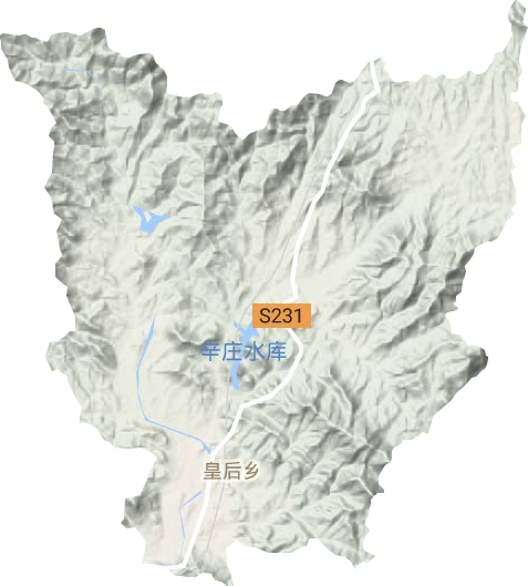 皇后鄉地形圖
