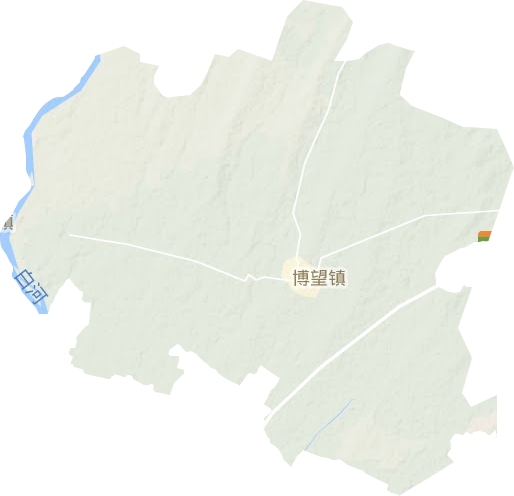 博望鎮(zhèn)地形圖