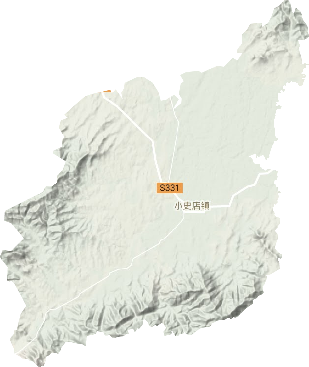 小史店鎮(zhèn)地形圖