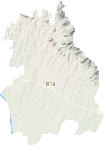 廣陽鎮地形圖