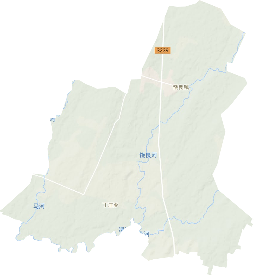 饒良鎮地形圖