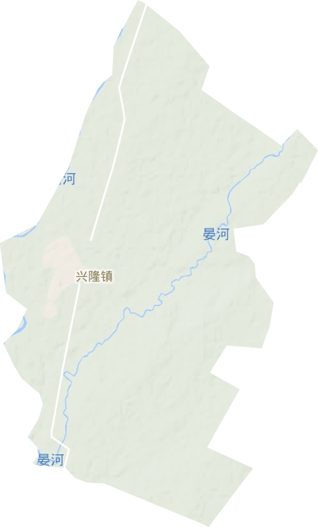 興隆鎮地形圖