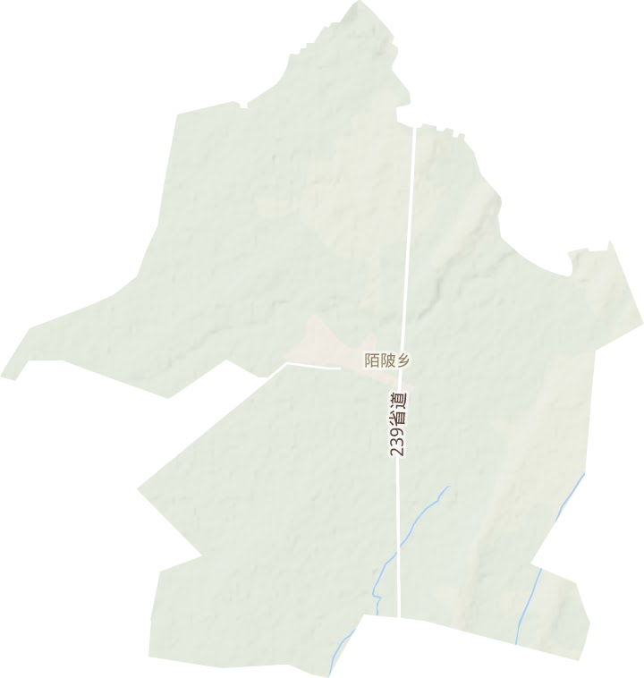 陌陂鄉地形圖