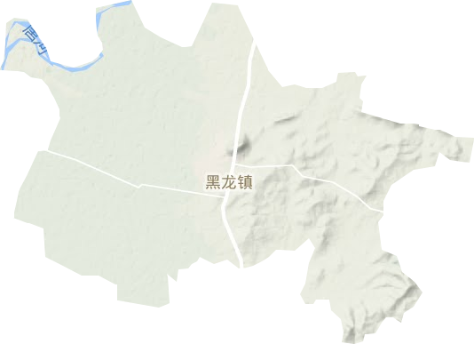黑龍鎮地形圖