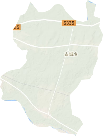 古城鄉地形圖