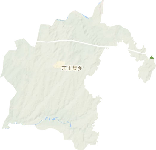 東王集鄉(xiāng)地形圖