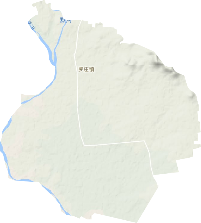 羅莊鎮(zhèn)地形圖
