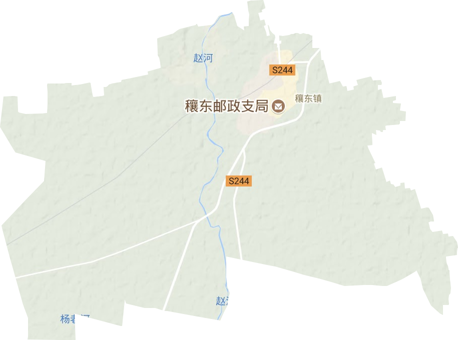 穰東鎮(zhèn)地形圖