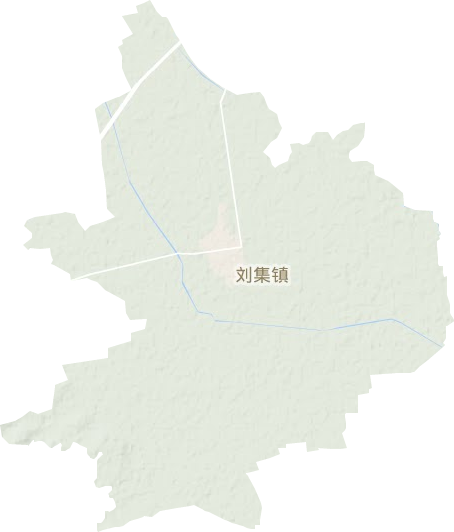 劉集鎮地形圖