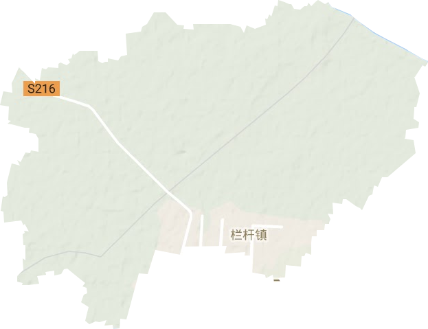 欄桿街道地形圖