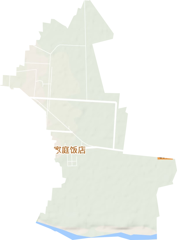 桂花街道地形圖