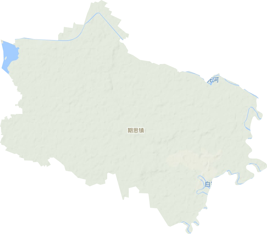 期思鎮(zhèn)地形圖