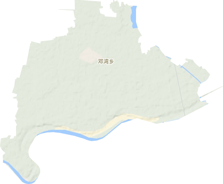 鄧灣鄉地形圖
