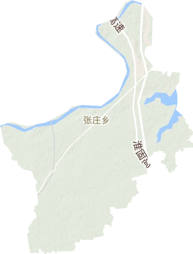 張莊鄉(xiāng)地形圖