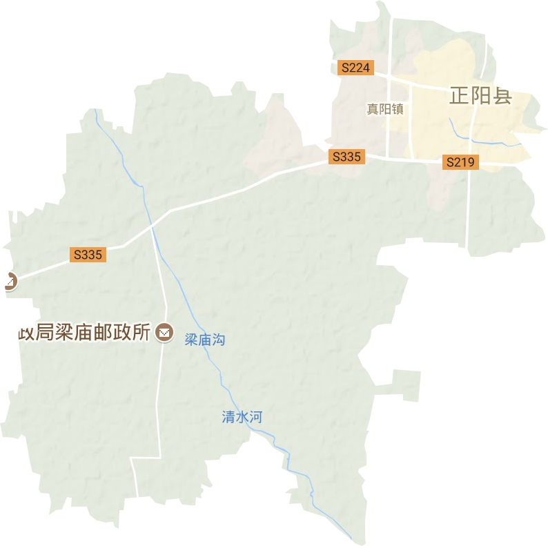 真陽鎮地形圖
