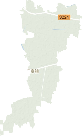 熊寨鎮(zhèn)地形圖