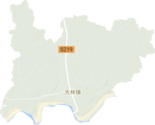 大林鎮地形圖