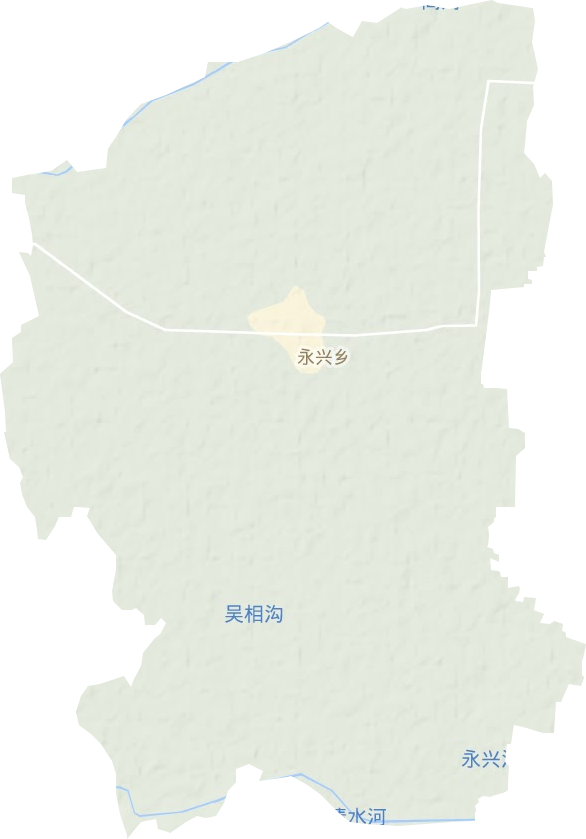 永興鎮(zhèn)地形圖