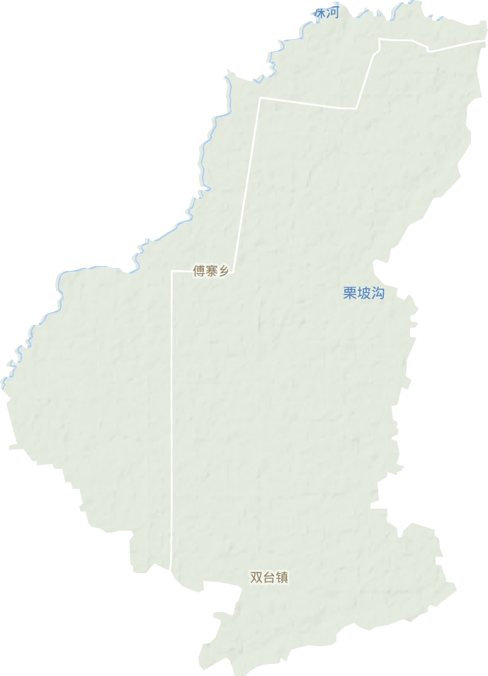 傅寨鄉地形圖