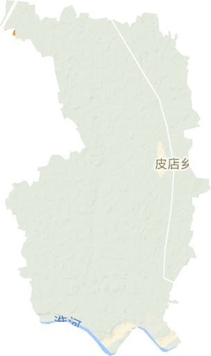 皮店鄉地形圖