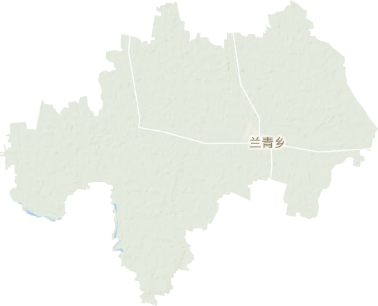 蘭青鄉地形圖