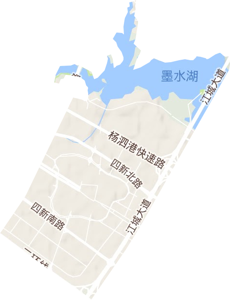 四新地區管委會地形圖