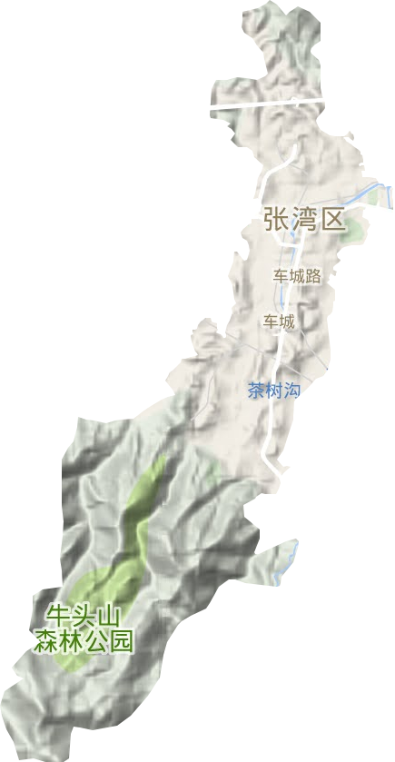 車城路街道地形圖