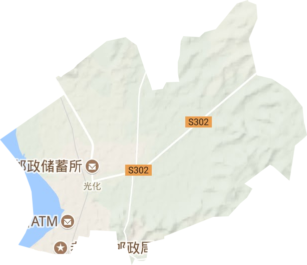 光化街道地形圖