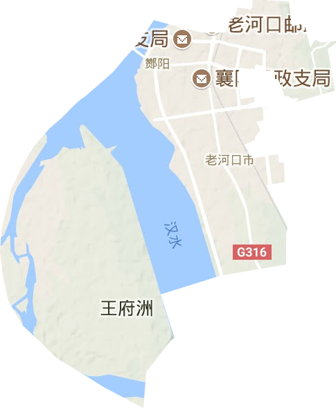 酂陽街道地形圖