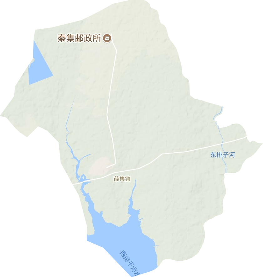 薛集鎮(zhèn)地形圖