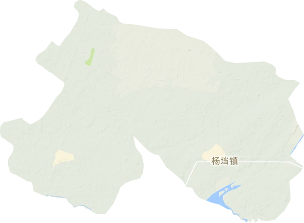 楊當鎮地形圖