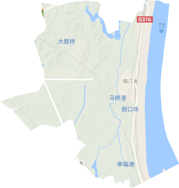 臨江鄉地形圖