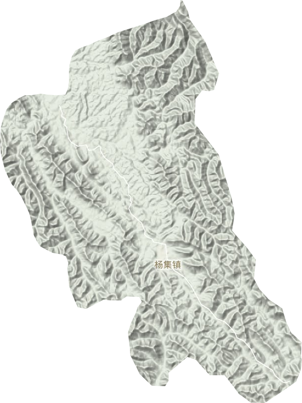 楊集鎮(zhèn)地形圖