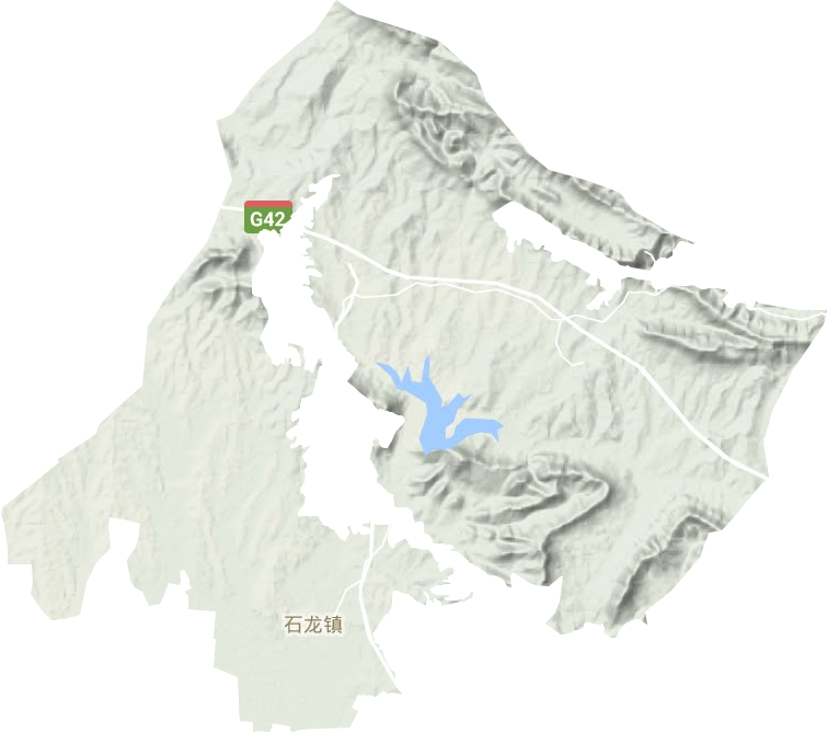 石龍鎮地形圖