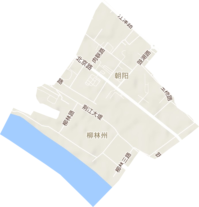 朝陽(yáng)街道地形圖