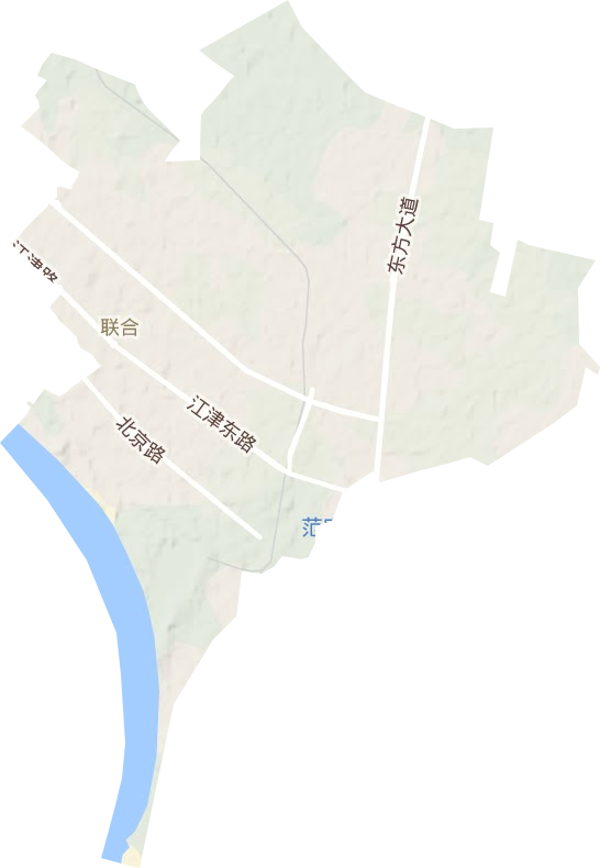 聯合街道地形圖
