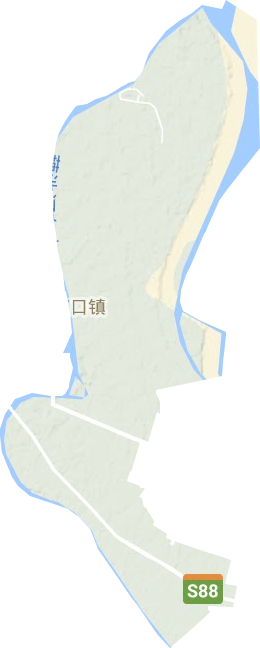 南口鎮(zhèn)地形圖