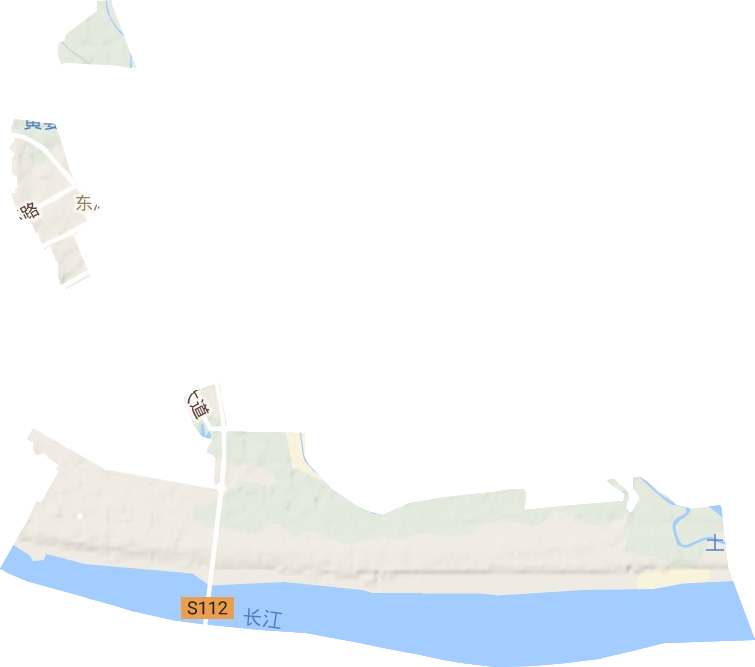 東湖街道地形圖