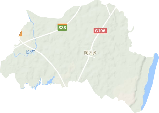 陶店鄉(xiāng)地形圖