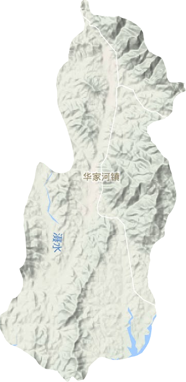 華河鎮地形圖
