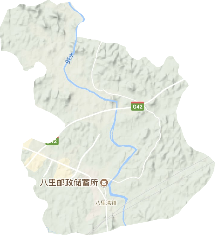 八里鎮地形圖