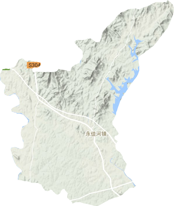 永河鎮地形圖