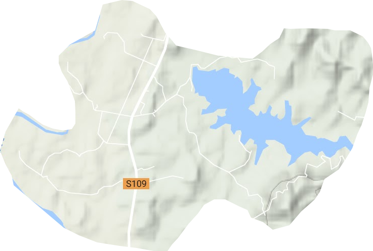 火連畈茶場(chǎng)地形圖
