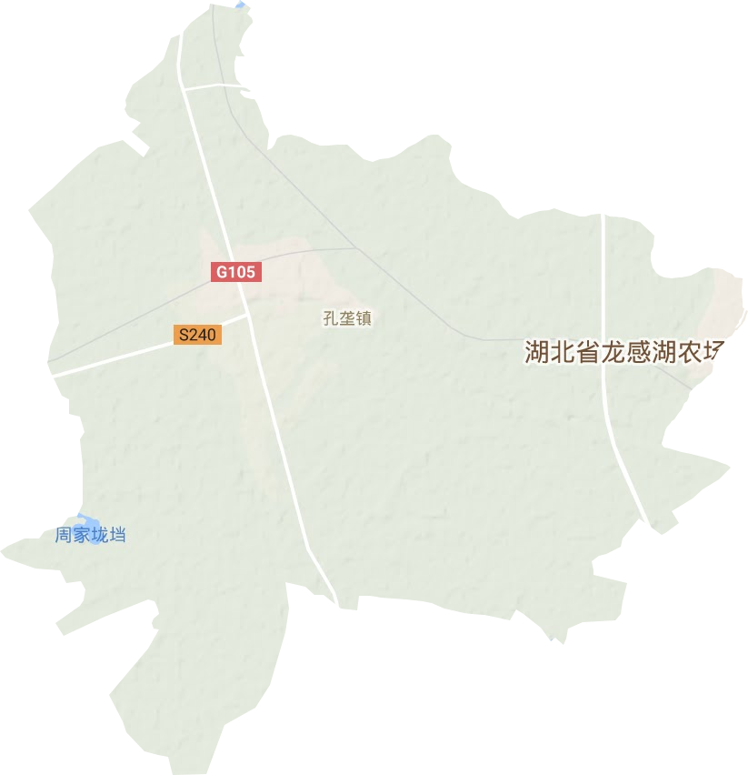 孔壟鎮地形圖