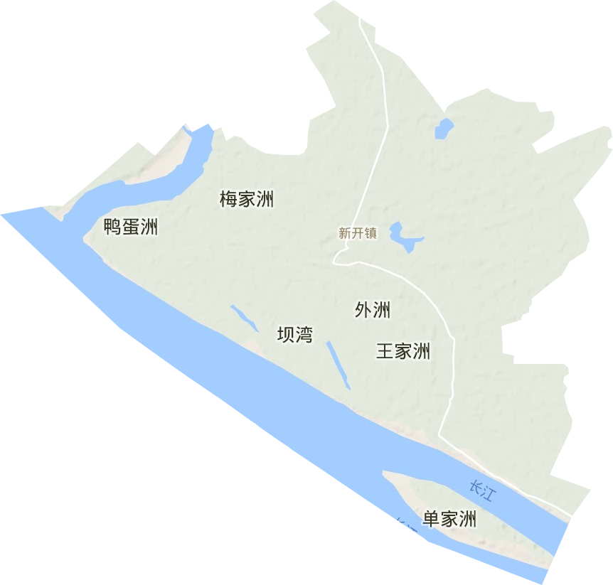 新開鎮地形圖